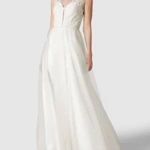 Mascara Brautkleid Aus Spitze Und Mesh – Offwhite 14